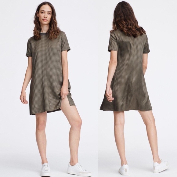 *NWT* RAG & BONE Houndstooth T-Shirt Shift Dress - Picture 2 of 15